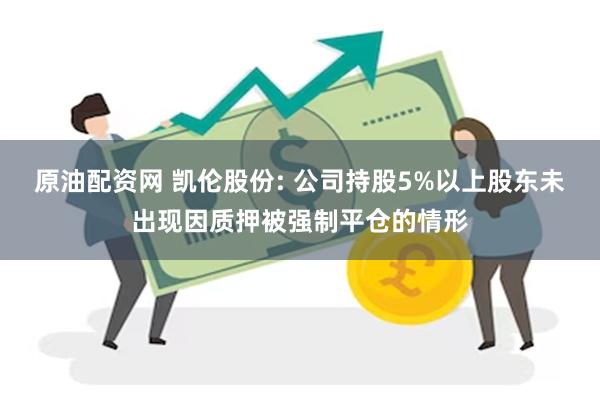 原油配资网 凯伦股份: 公司持股5%以上股东未出现因质押被强制平仓的情形