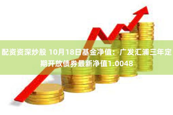 配资资深炒股 10月18日基金净值：广发汇浦三年定期开放债券最新净值1.0048